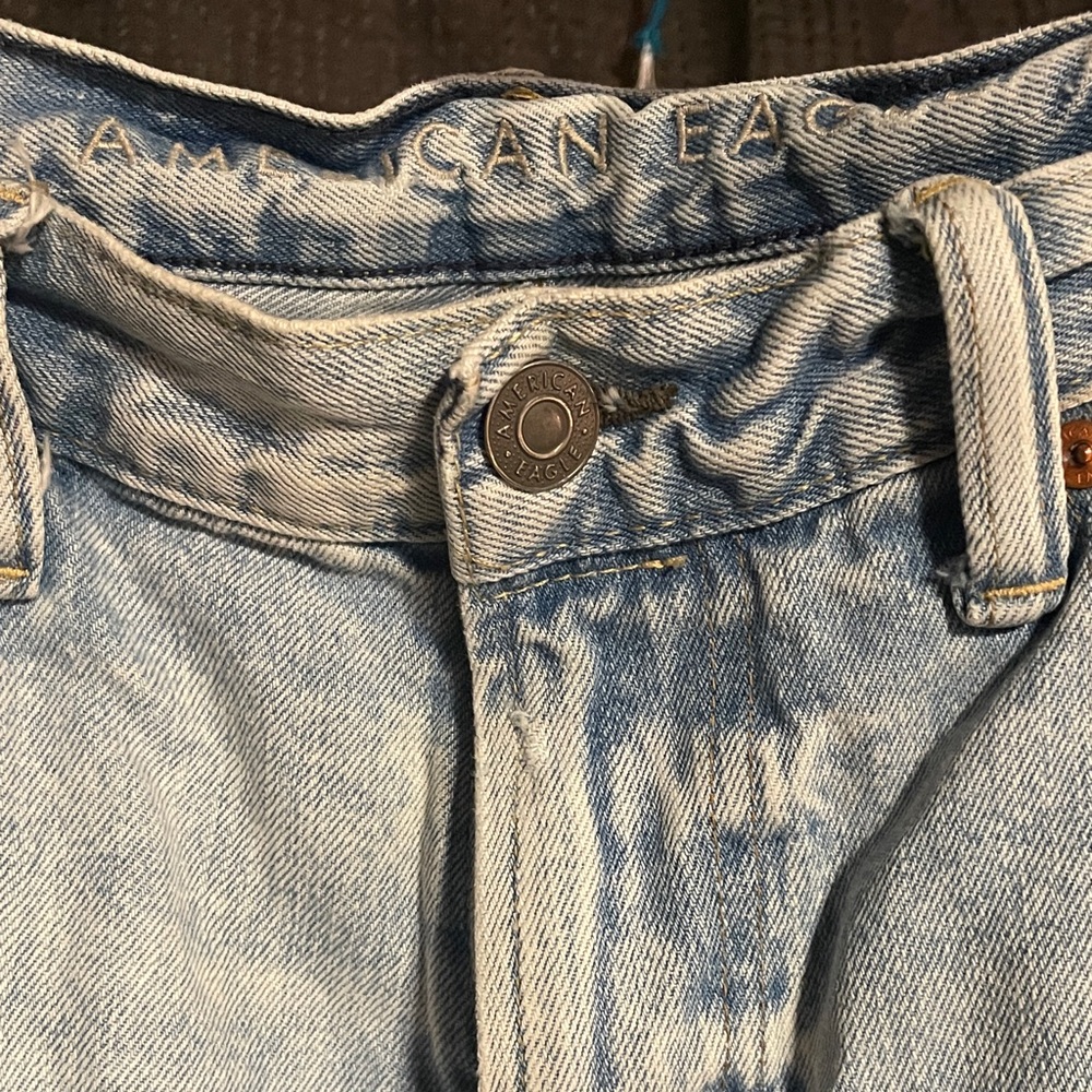 American Eagle Outfitters Men's Light Blue Straight Jeans